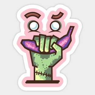 Banana Zombie Sticker